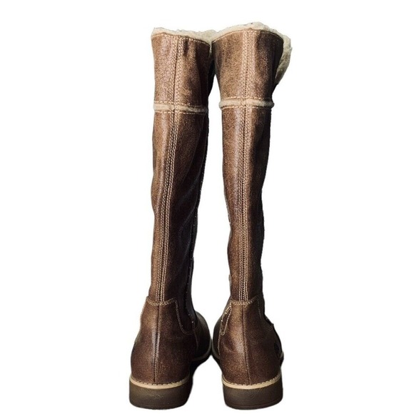 Timberland Shoreham Earthkeepers Shearling Fold Down Boots Womens Size 10 $290 - Picture 13 of 16